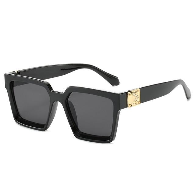 Oversized Square Sunglasses for Women – Tinted Glitter Shades