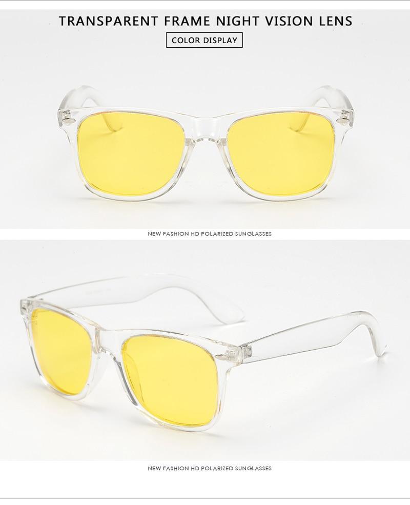 Night Vision Polarized Sunglasses – Mirror Colorful Lens