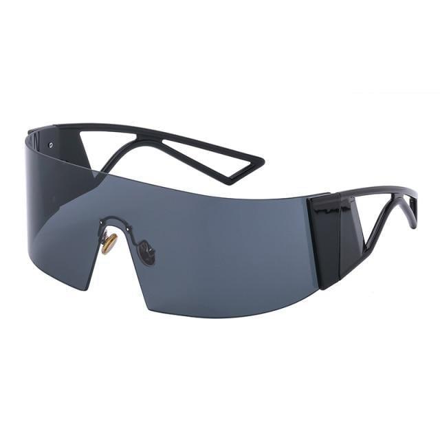 Rimless Rectangle Sports Sunglasses – UV400 Polarized
