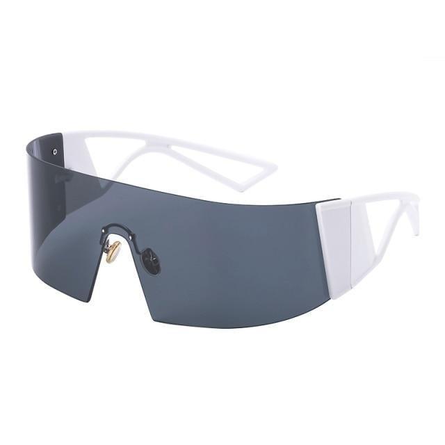 Rimless Rectangle Sports Sunglasses – UV400 Polarized
