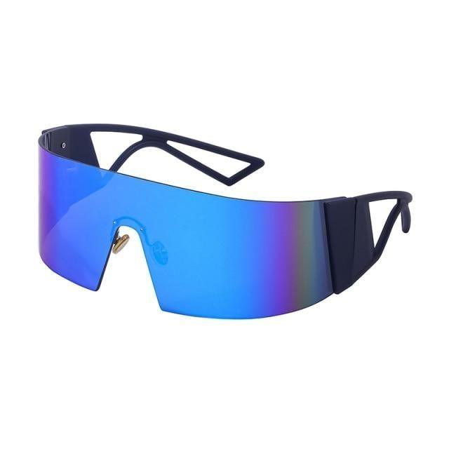 Rimless Rectangle Sports Sunglasses – UV400 Polarized