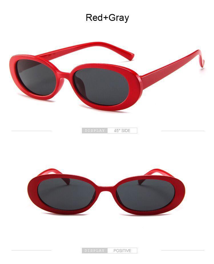90s Tiny Oval Polarized Sunglasses – Small Vintage Frame Women's