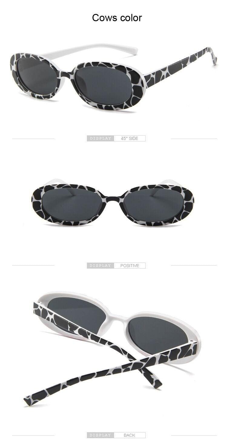 90s Tiny Oval Polarized Sunglasses – Small Vintage Frame Women's
