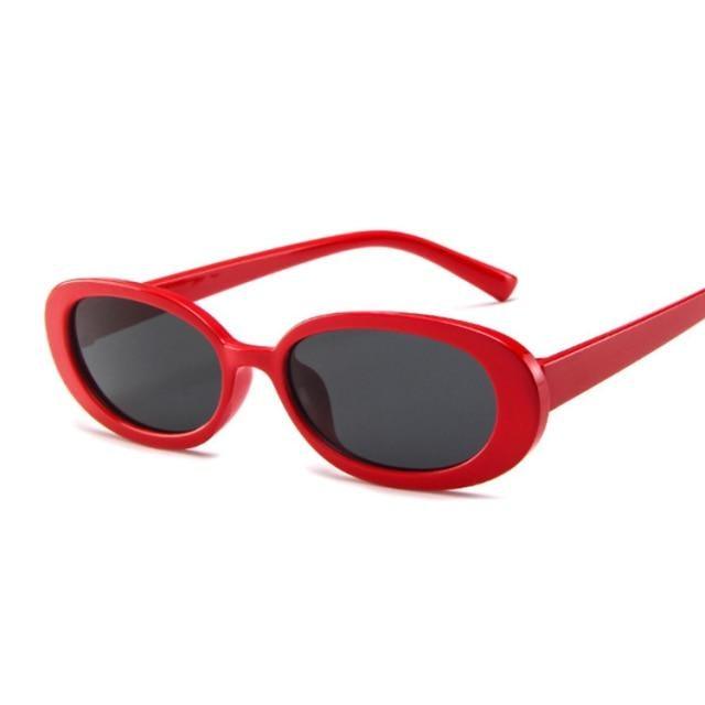 90s Tiny Oval Polarized Sunglasses – Small Vintage Frame Women's