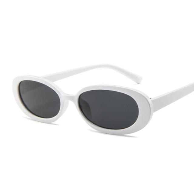 90s Tiny Oval Polarized Sunglasses – Small Vintage Frame Women's