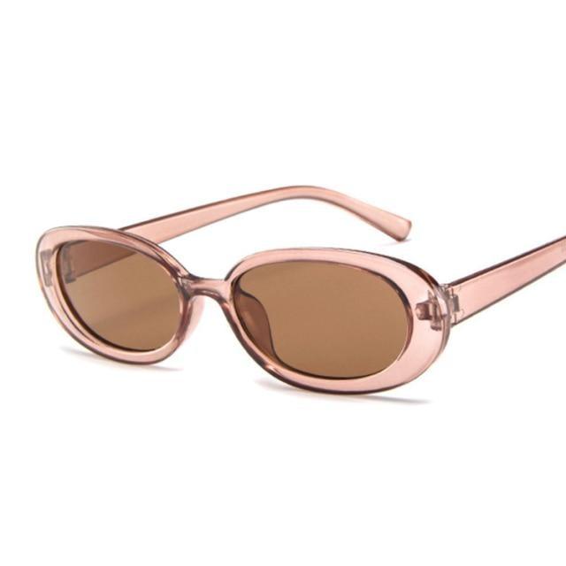 90s Tiny Oval Polarized Sunglasses – Small Vintage Frame Women's