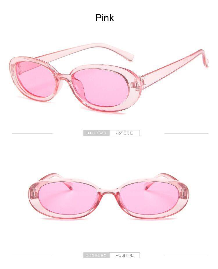90s Tiny Oval Polarized Sunglasses – Small Vintage Frame Women's