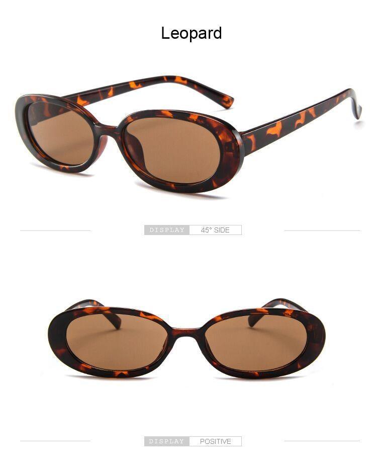 90s Tiny Oval Polarized Sunglasses – Small Vintage Frame Women's