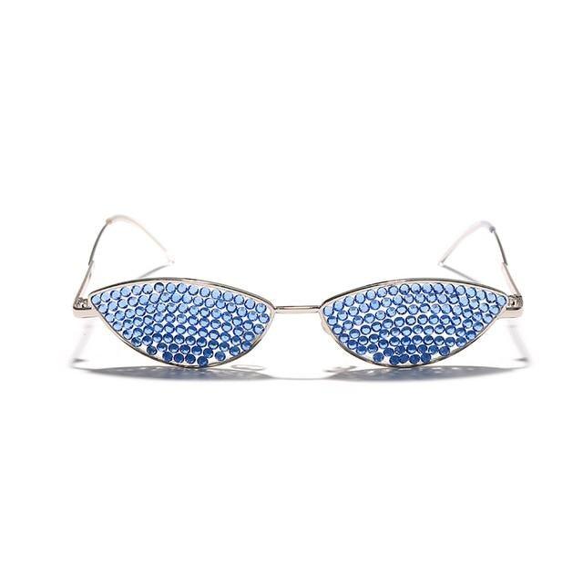 Rhinestone Cat Eye Sunglasses for Women – Luxury UV400