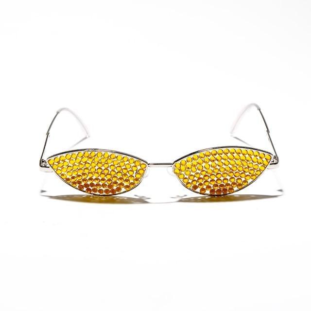 Rhinestone Cat Eye Sunglasses for Women – Luxury UV400