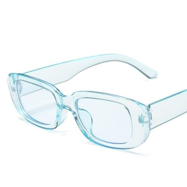 Narrow Rectangle Sunglasses for Women – Retro Luxury