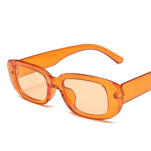Narrow Rectangle Sunglasses for Women – Retro Luxury
