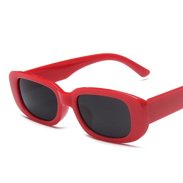 Narrow Rectangle Sunglasses for Women – Retro Luxury