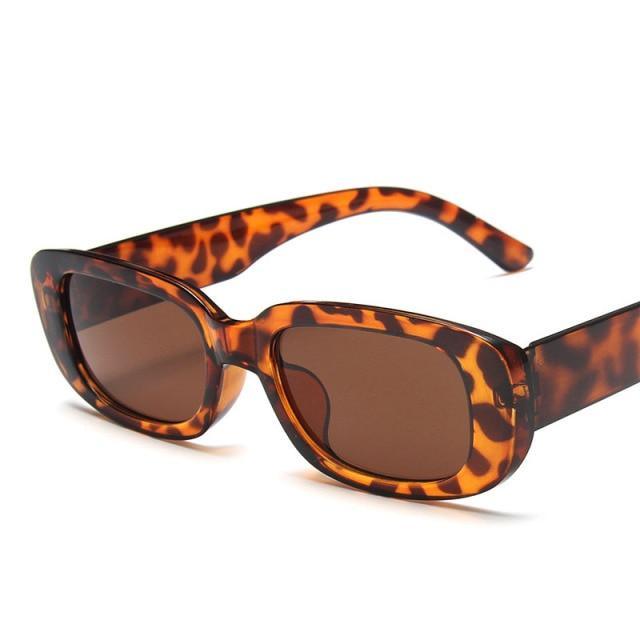 Narrow Rectangle Sunglasses for Women – Retro Luxury