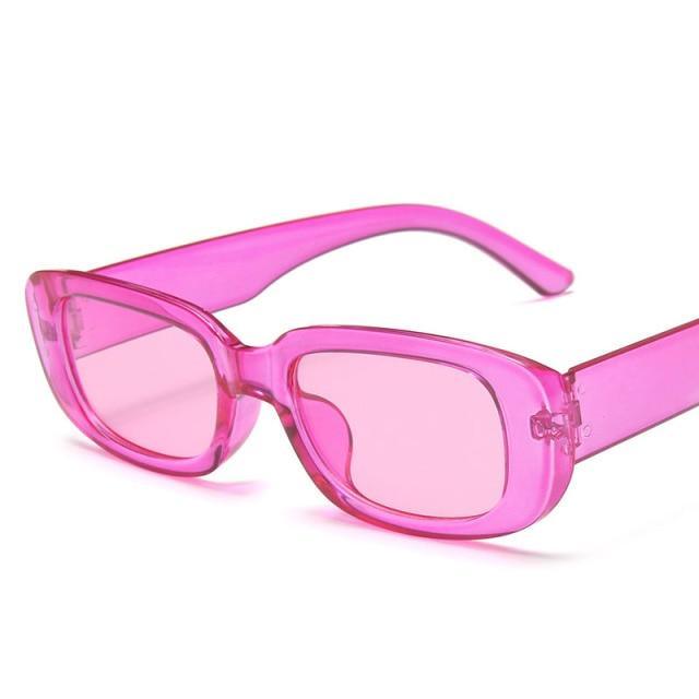 Narrow Rectangle Sunglasses for Women – Retro Luxury