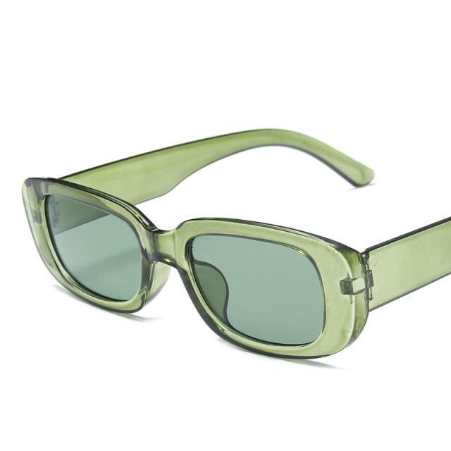 Narrow Rectangle Sunglasses for Women – Retro Luxury