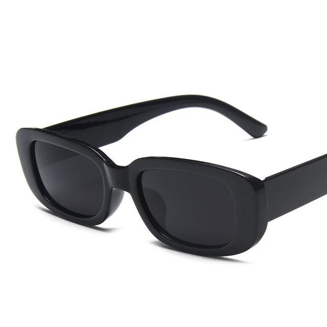 Narrow Rectangle Sunglasses for Women – Retro Luxury