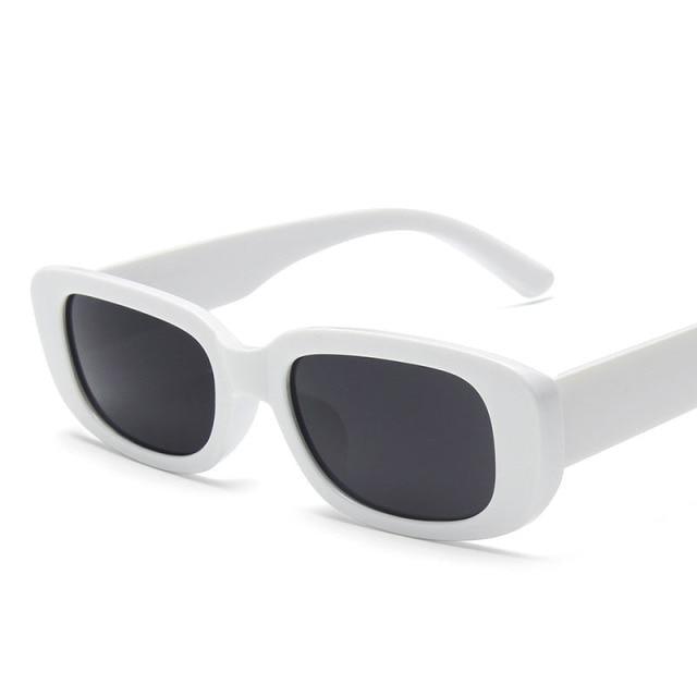 Narrow Rectangle Sunglasses for Women – Retro Luxury