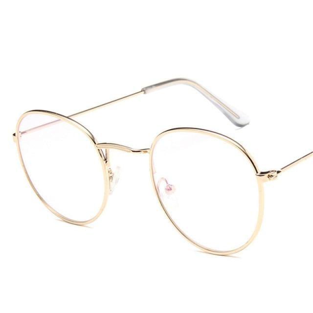 Round Vintage Sunglasses Unisex – Metal Frame UV400