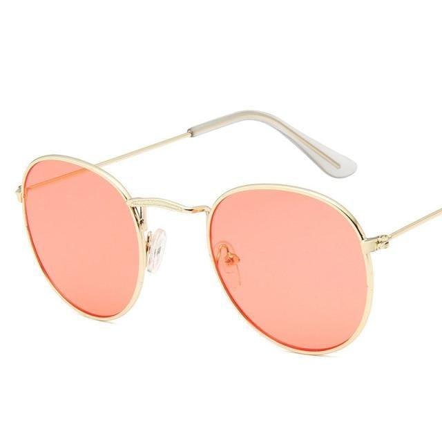 Round Vintage Sunglasses Unisex – Metal Frame UV400
