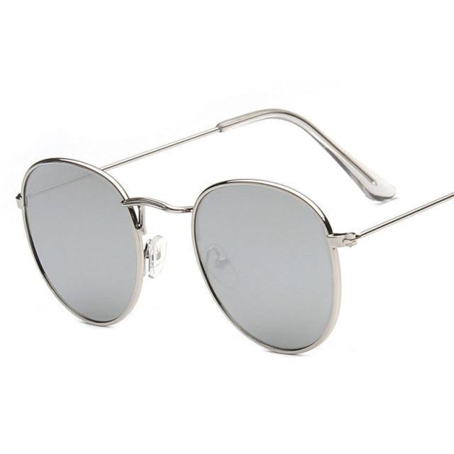 Round Vintage Sunglasses Unisex – Metal Frame UV400