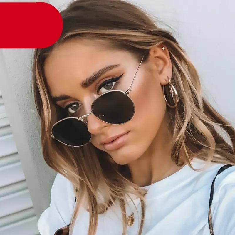 Round Vintage Sunglasses Unisex – Metal Frame UV400