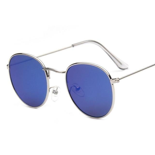 Round Vintage Sunglasses Unisex – Metal Frame UV400