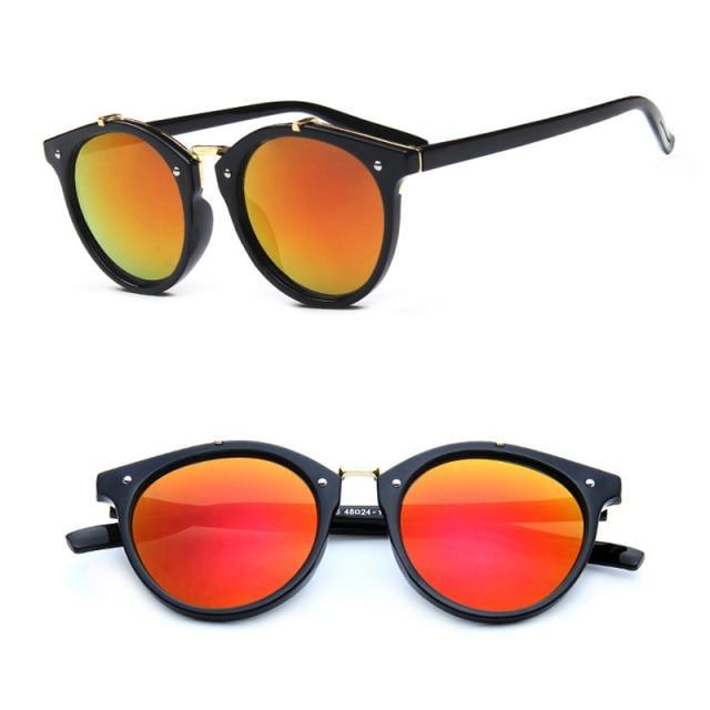 Vintage Round Sunglasses Unisex – UV400 Classic Outdoor