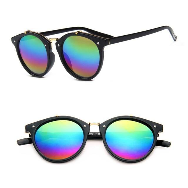 Vintage Round Sunglasses Unisex – UV400 Classic Outdoor