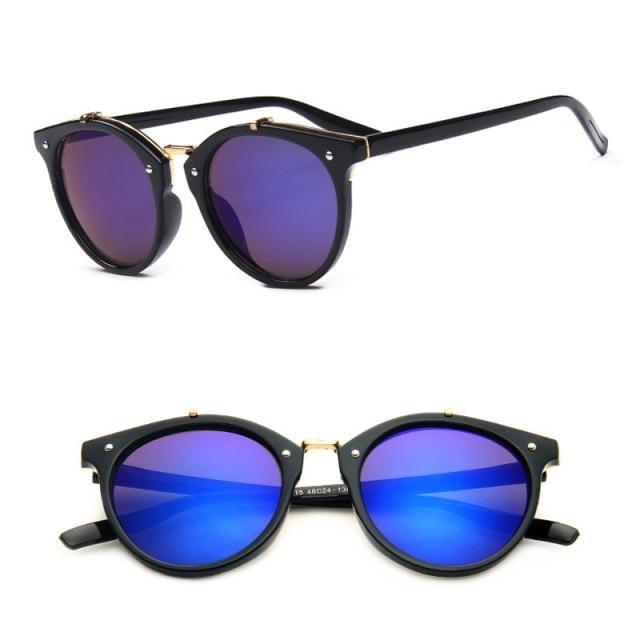 Vintage Round Sunglasses Unisex – UV400 Classic Outdoor