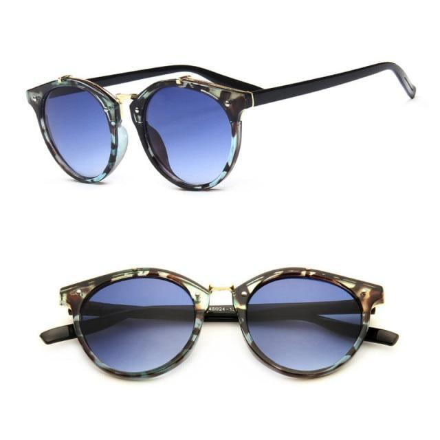 Vintage Round Sunglasses Unisex – UV400 Classic Outdoor
