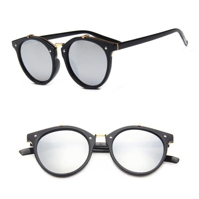 Vintage Round Sunglasses Unisex – UV400 Classic Outdoor