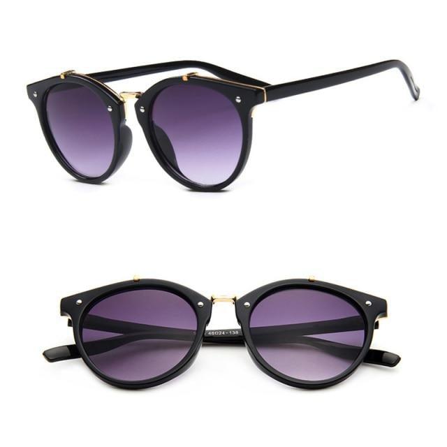 Vintage Round Sunglasses Unisex – UV400 Classic Outdoor