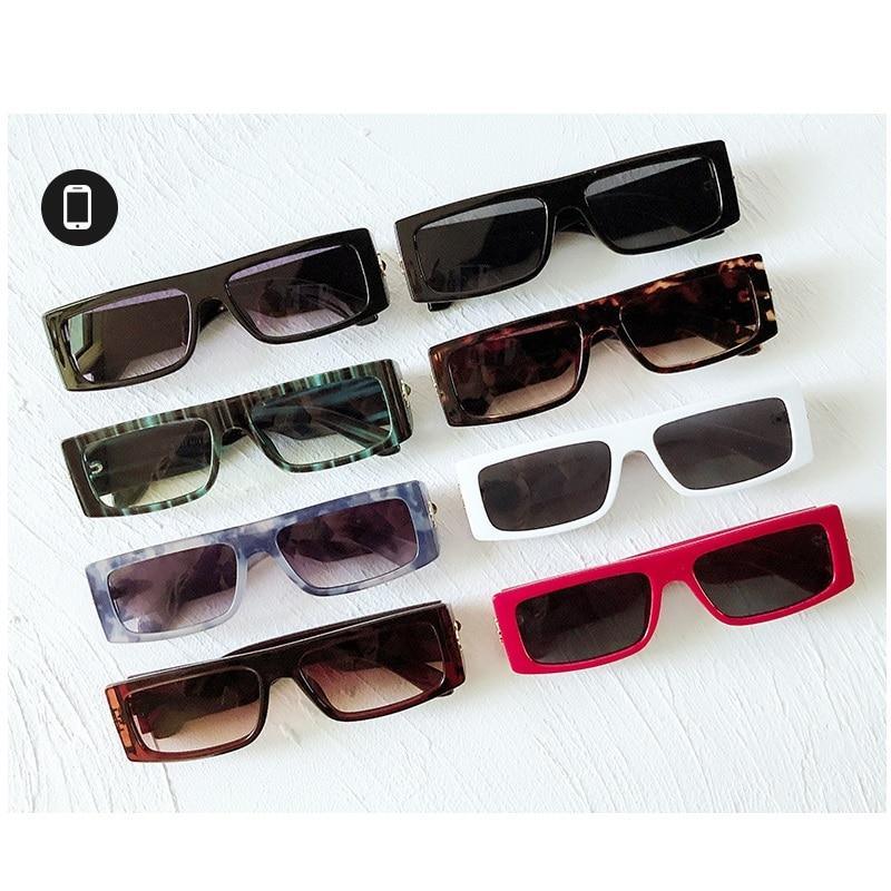 Rectangle Polarized Sunglasses Unisex – Vintage Square