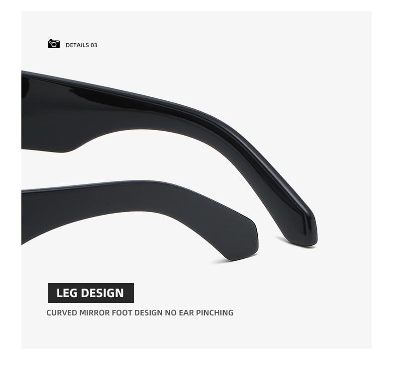 Rectangle Polarized Sunglasses Unisex – Vintage Square