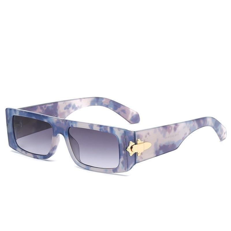 Rectangle Polarized Sunglasses Unisex – Vintage Square