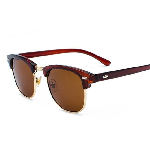 Vintage Polarized Square Sunglasses – Retro UV400 Men's & Women's