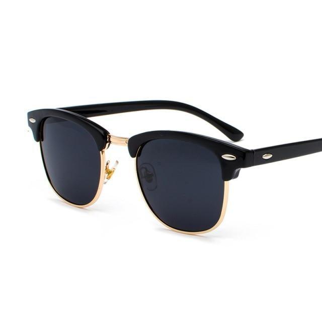 Vintage Polarized Square Sunglasses – Retro UV400 Men's & Women's