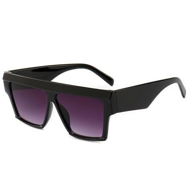 Flat Top Square Sunglasses for Men – Gradient Vintage