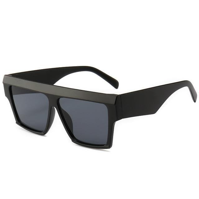 Flat Top Square Sunglasses for Men – Gradient Vintage