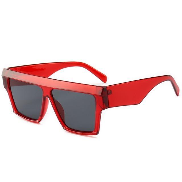 Flat Top Square Sunglasses for Men – Gradient Vintage