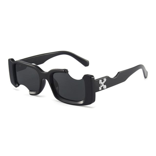 Vintage Rectangle Sunglasses for Women – Luxury Tinted