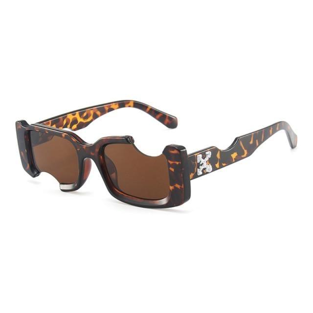 Vintage Rectangle Sunglasses for Women – Luxury Tinted