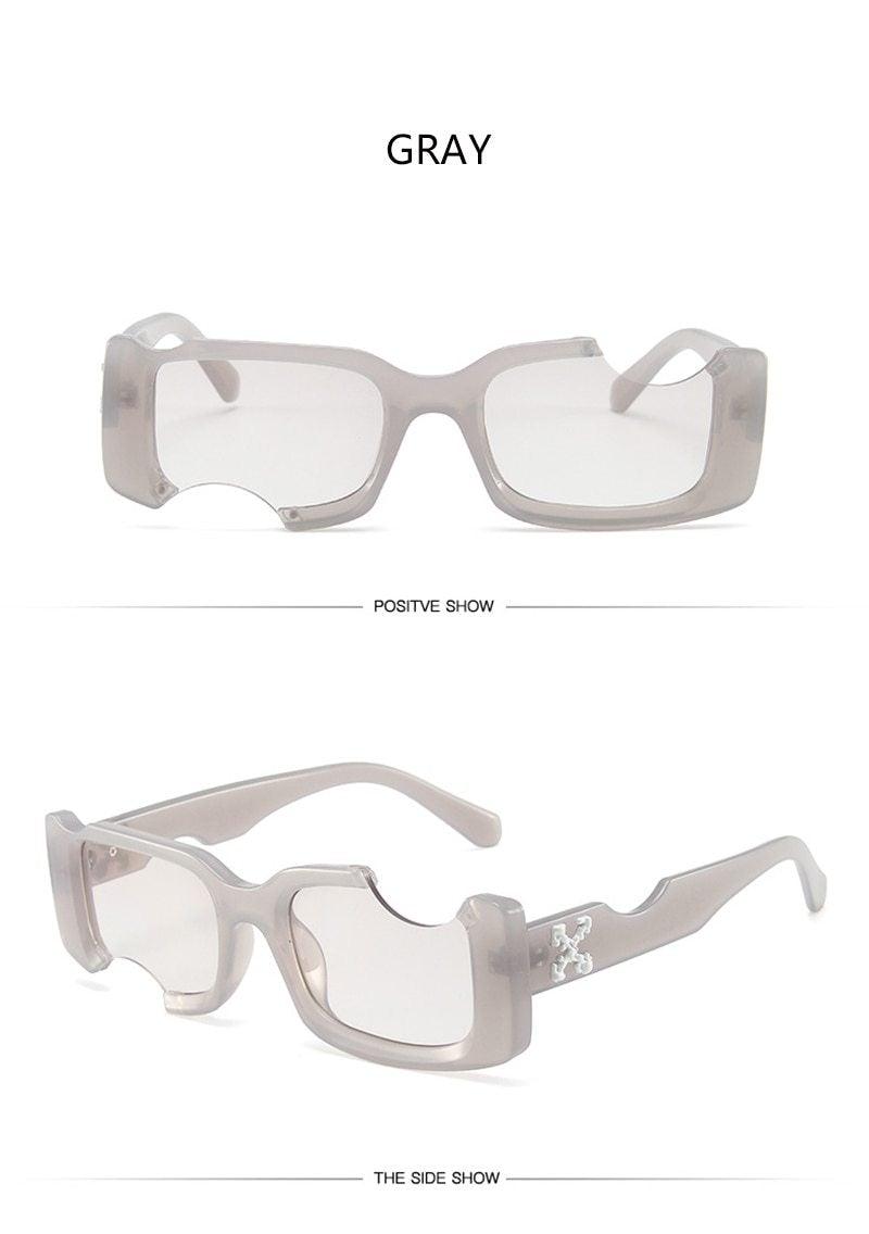 Vintage Rectangle Sunglasses for Women – Luxury Tinted