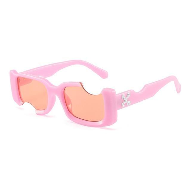 Vintage Rectangle Sunglasses for Women – Luxury Tinted