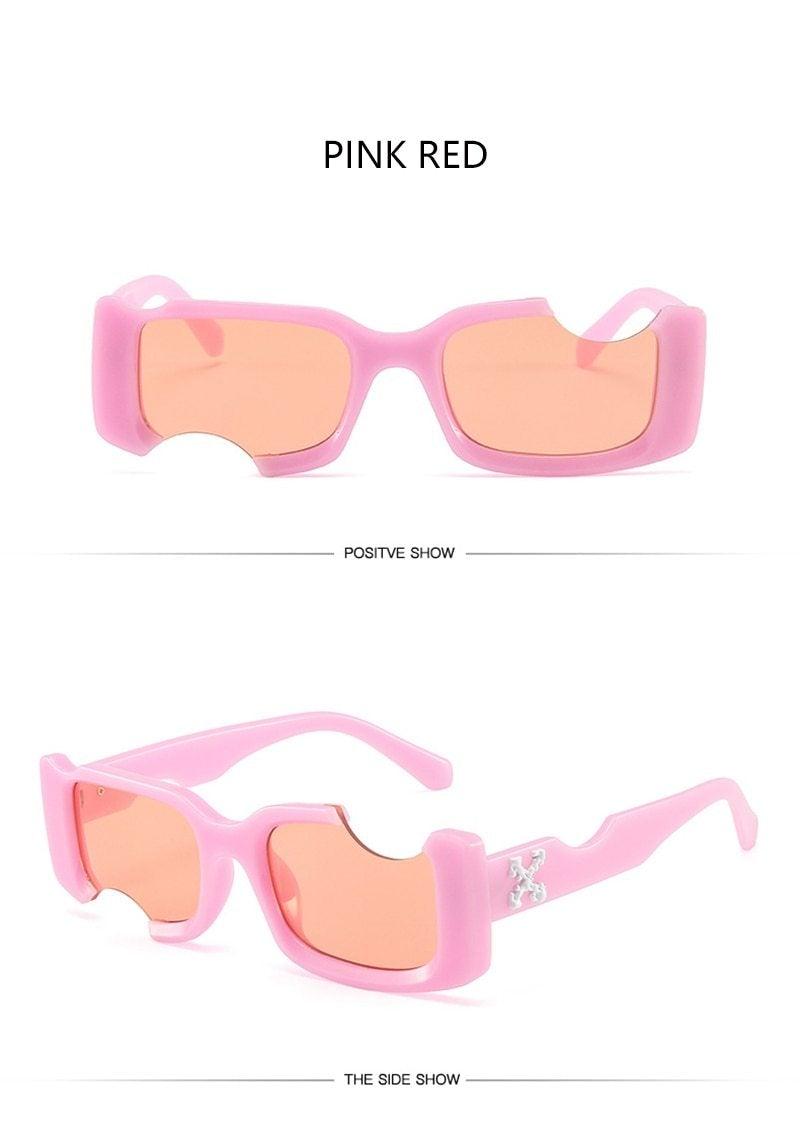 Vintage Rectangle Sunglasses for Women – Luxury Tinted